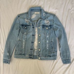 Distressed denim pacsun jacket
